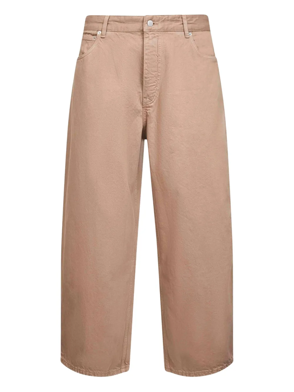 

Джинсы с пятью карманами и широкими штанинами (баллон) Studio Nicholson, коричневый