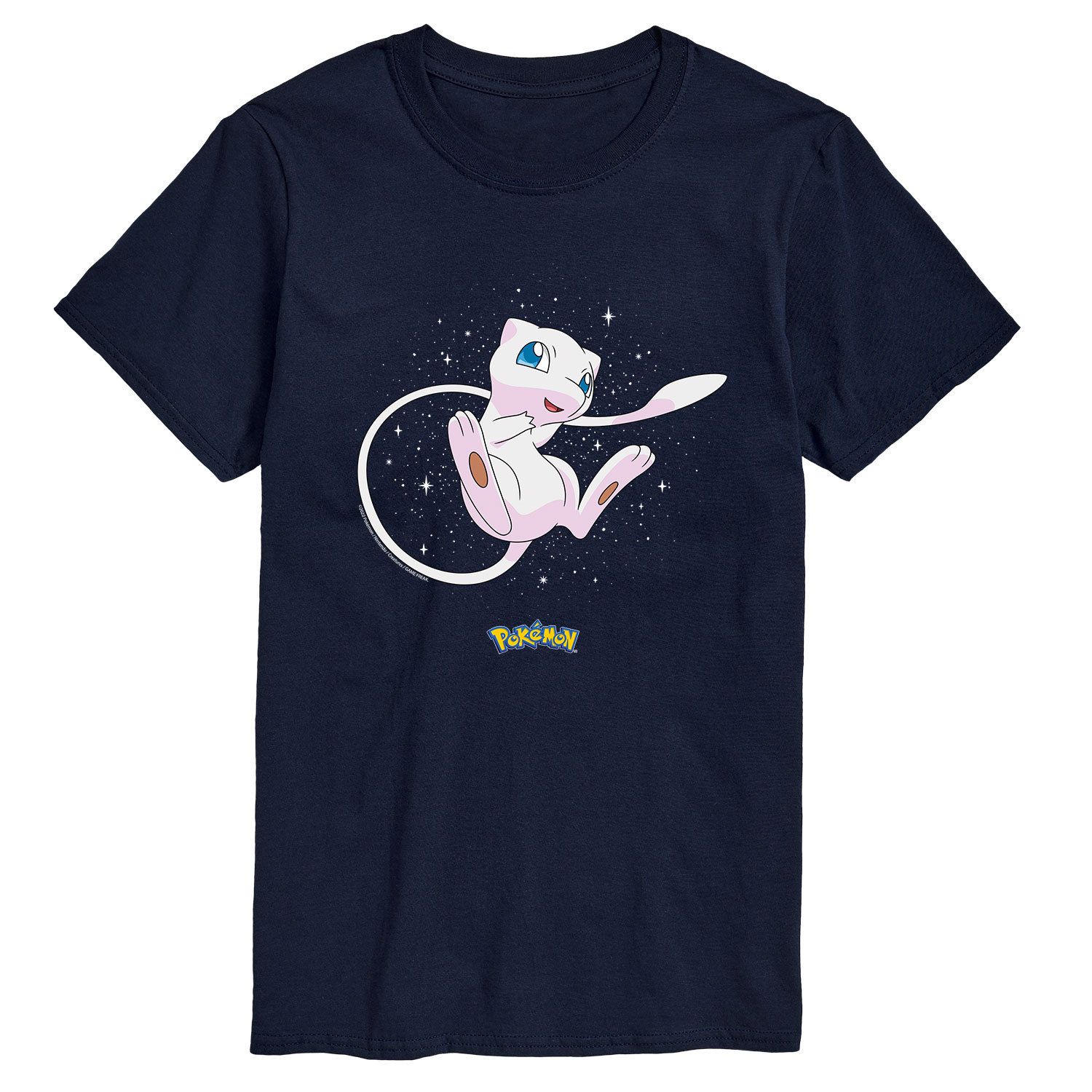 

Мужская футболка Pokemon Starry Mew Licensed Character