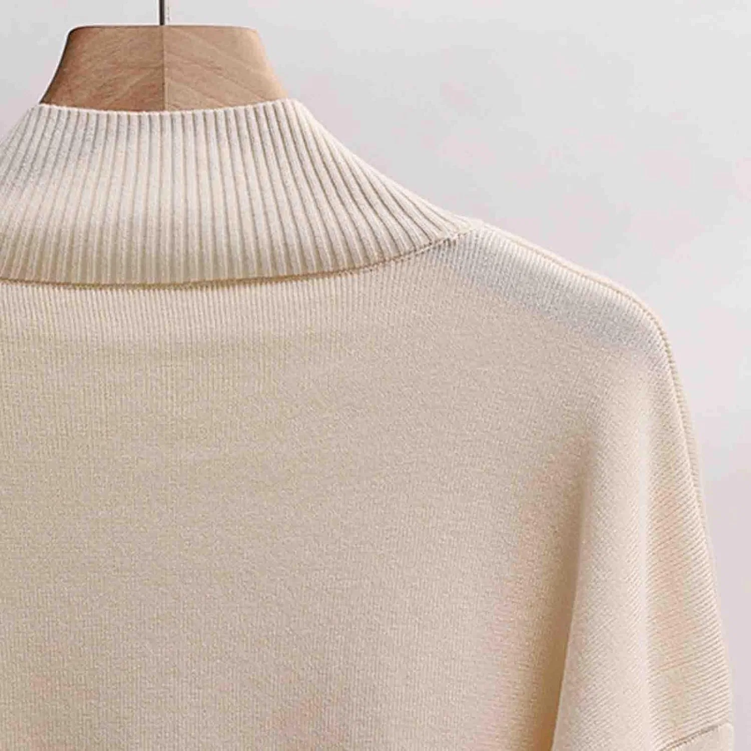 Женский спортивный костюм Ribbed Knit, 2 предмета, A05_khaki — фото 4