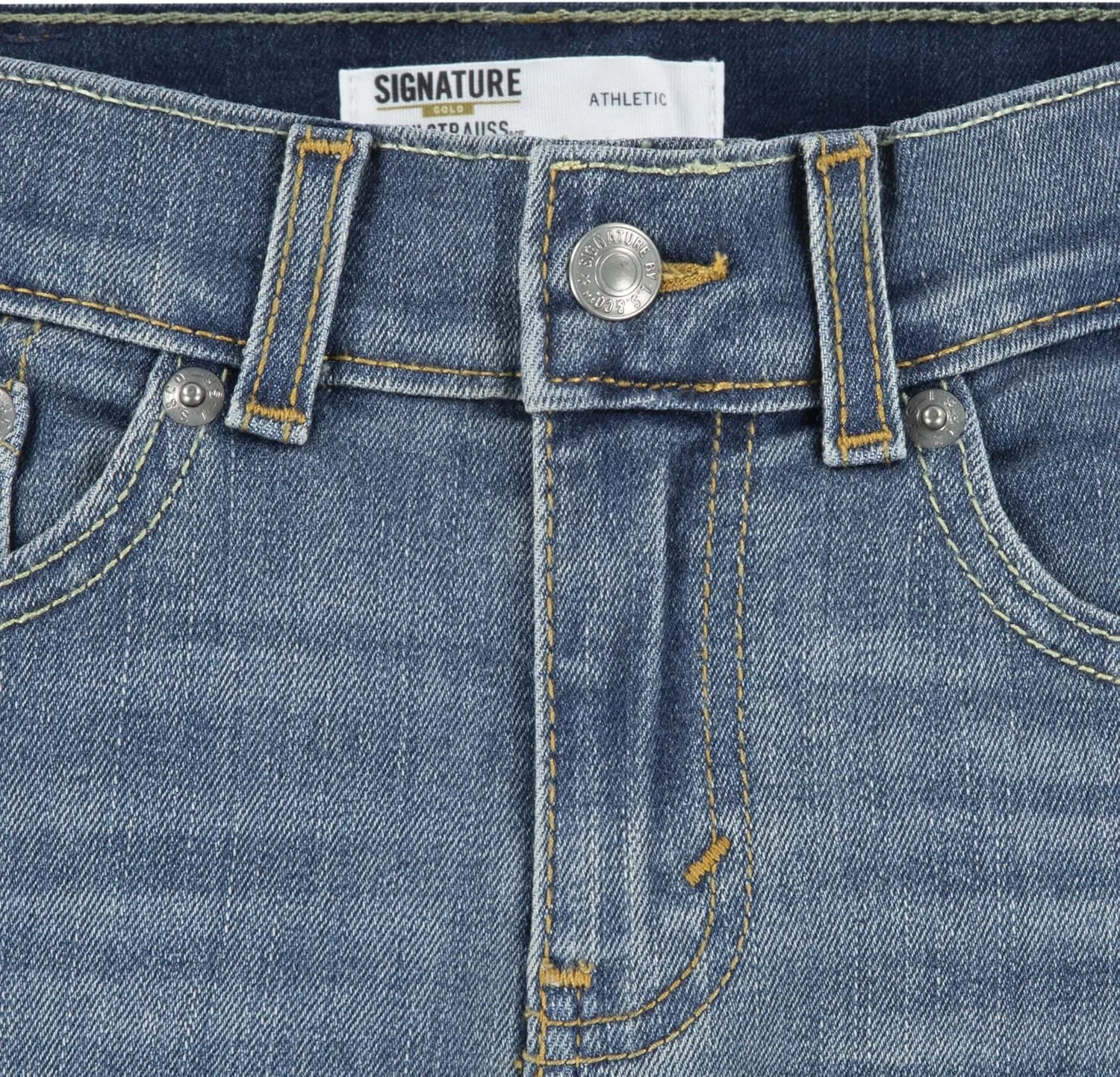 Джинсы Athletic Fit Levi Strauss Signature Gold, Rocky-waterless — фото 4