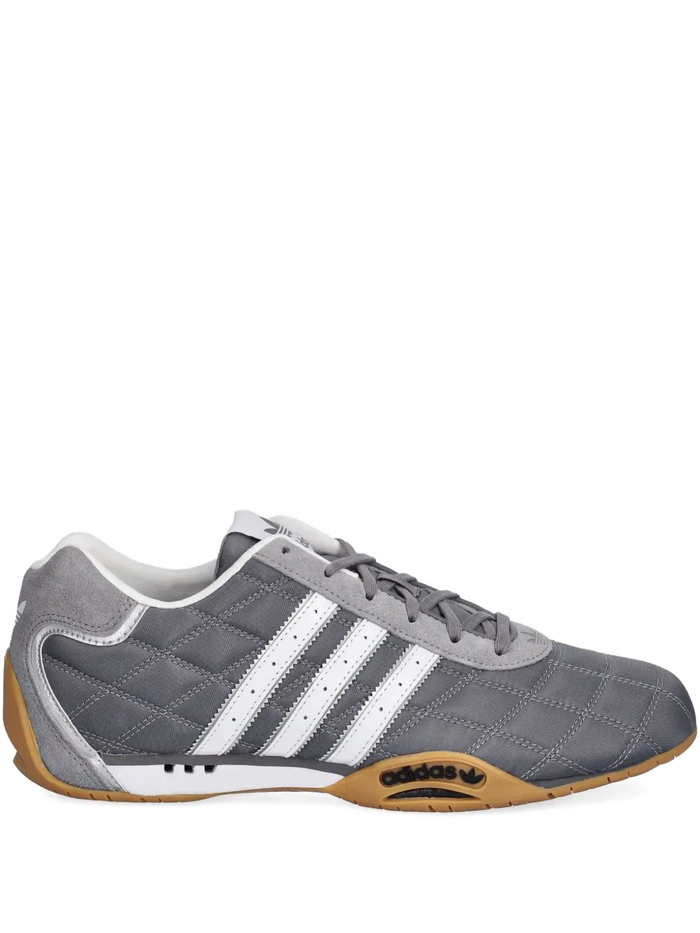 

Стеганые кроссовки Adiracer Lo с полосками adidas, серый