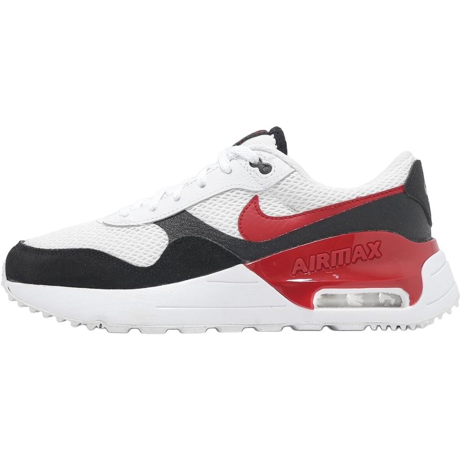 

Кроссовки Air Max SYSTM с низким верхом, устойчивые к истиранию, для детей и подростков Nike, белый/красный