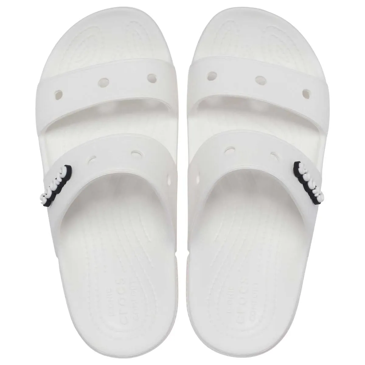 Унисекс открытые сандалии Classic Sandal Crocs, белый — фото 3