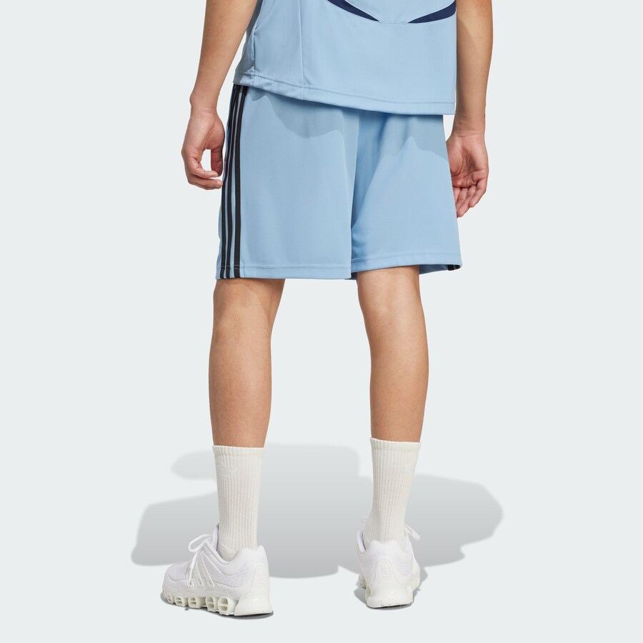 Брюки свободного кроя ADIDAS ORIGINALS Teamgeist Adicolor, Light blue — фото 4