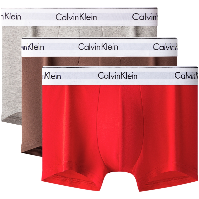 Мужские трусы, комплект из 3 штук Calvin Klein, gw0-space черный/sapphire синий/marble серый — фото 4