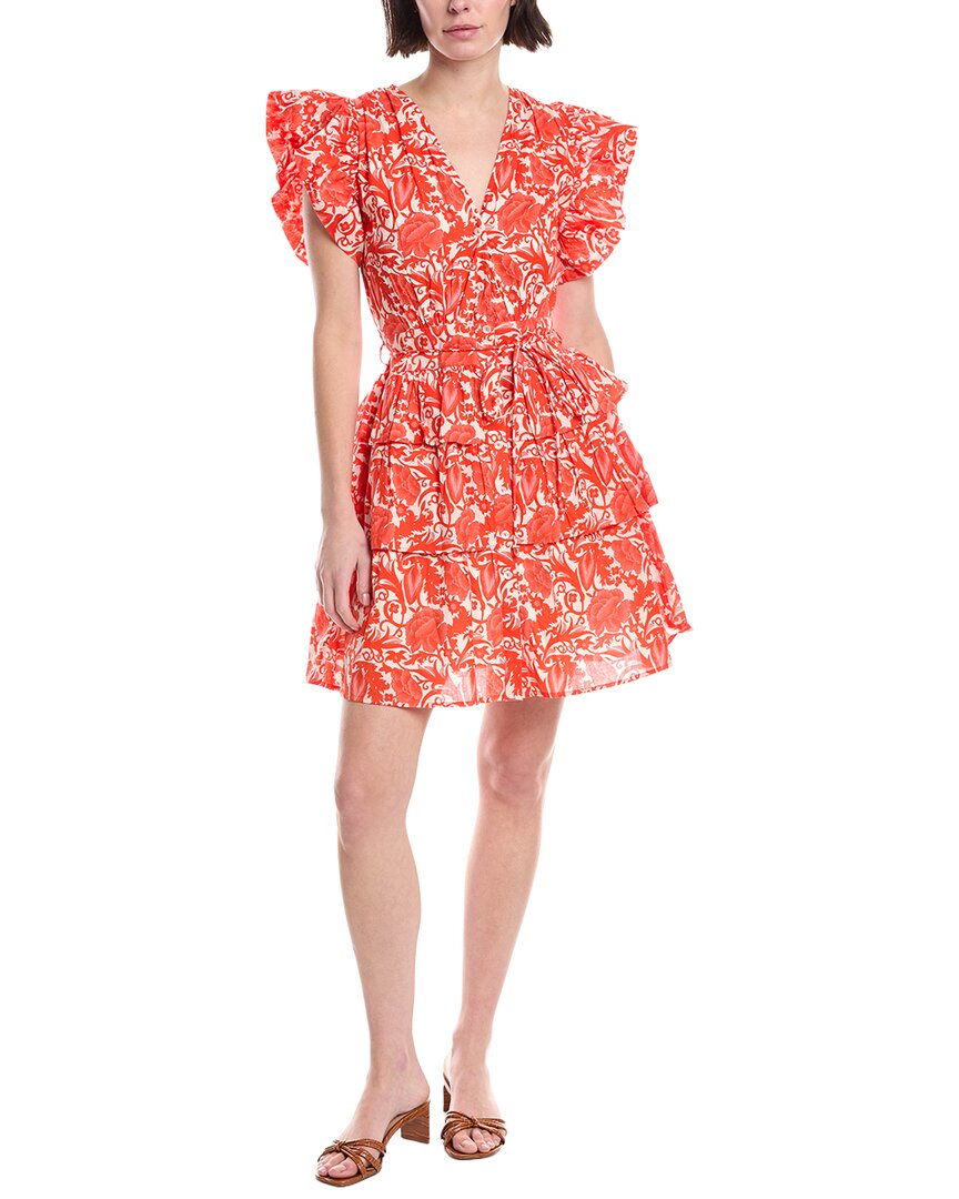

Мини-платье с принтом «Сад Ро» Ro's Garden, красный