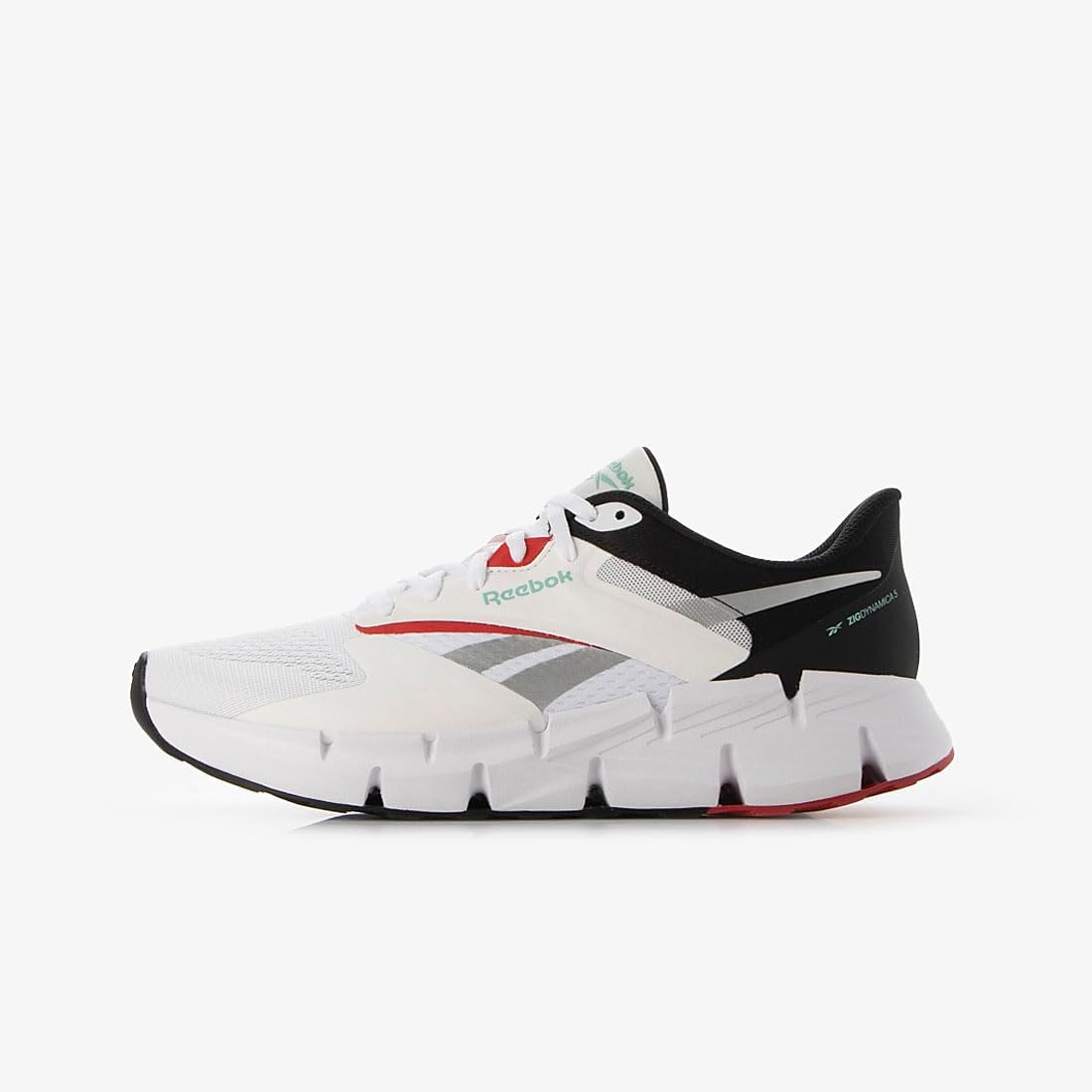 Кроссовки Reebok для взрослых унисекс Zig Dynamica 5, белый/черный — фото 2