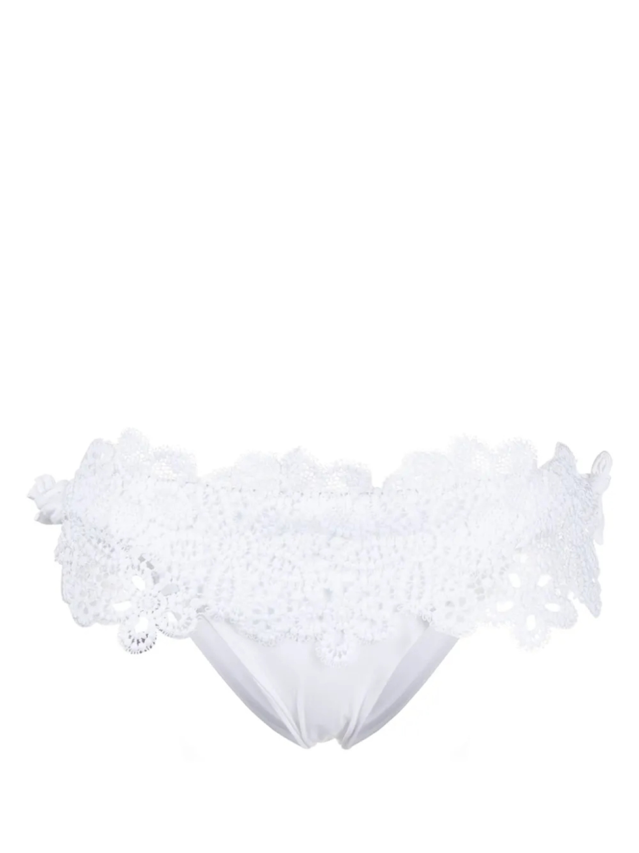 

Ermanno Scervino плавки бикини с кружевом, белый
