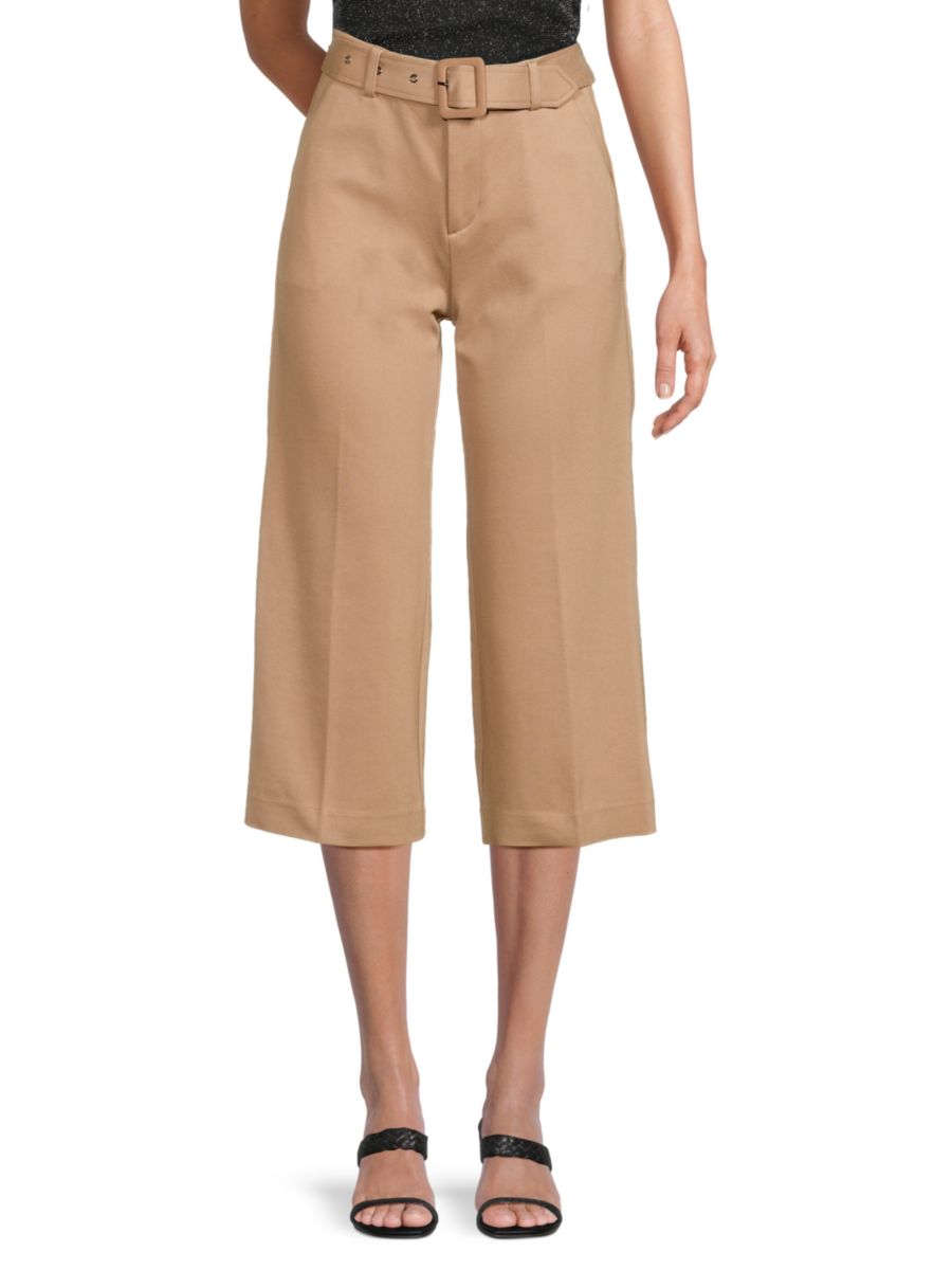 

Укороченные широкие брюки Birdy Saks Fifth Avenue, цвет Desert Tan