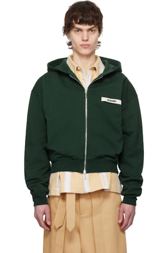 

Зеленый худи на молнии La Croisière 'The Gros Grain' JACQUEMUS