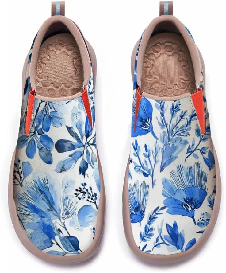 Мокасины мужские повседневные, Loafers & Slip-Ons, Art Painted Blue-01 Solepulse — фото 3