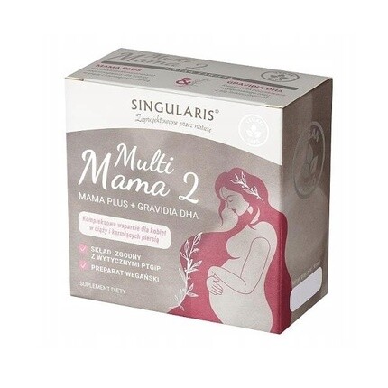 

Multi Mama 2 Set Mama Plus 30 капсул и Gravidia Dha 30 капсул Singularis Superior