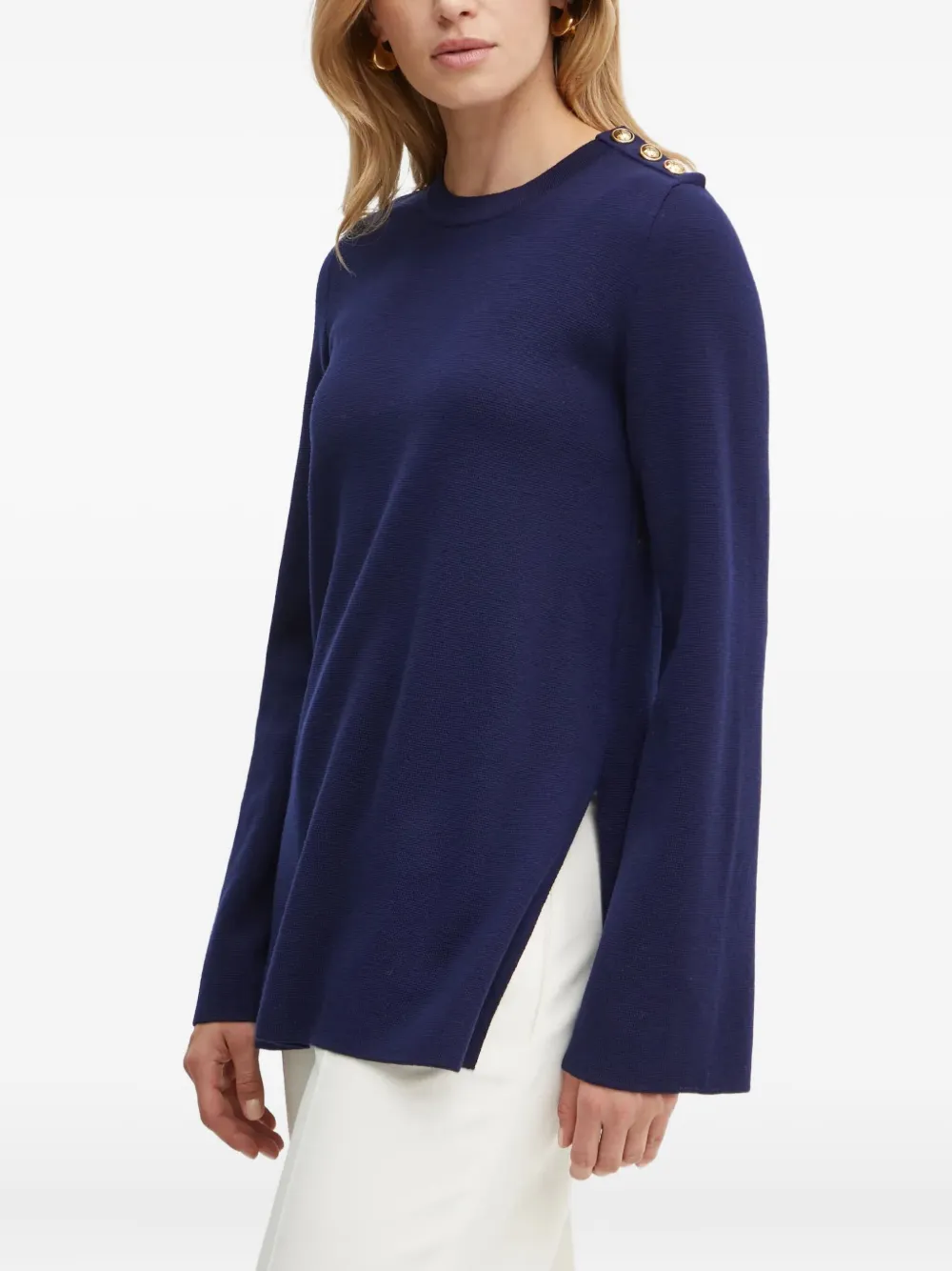 

Свитер с пуговицами LUISA SPAGNOLI, синий