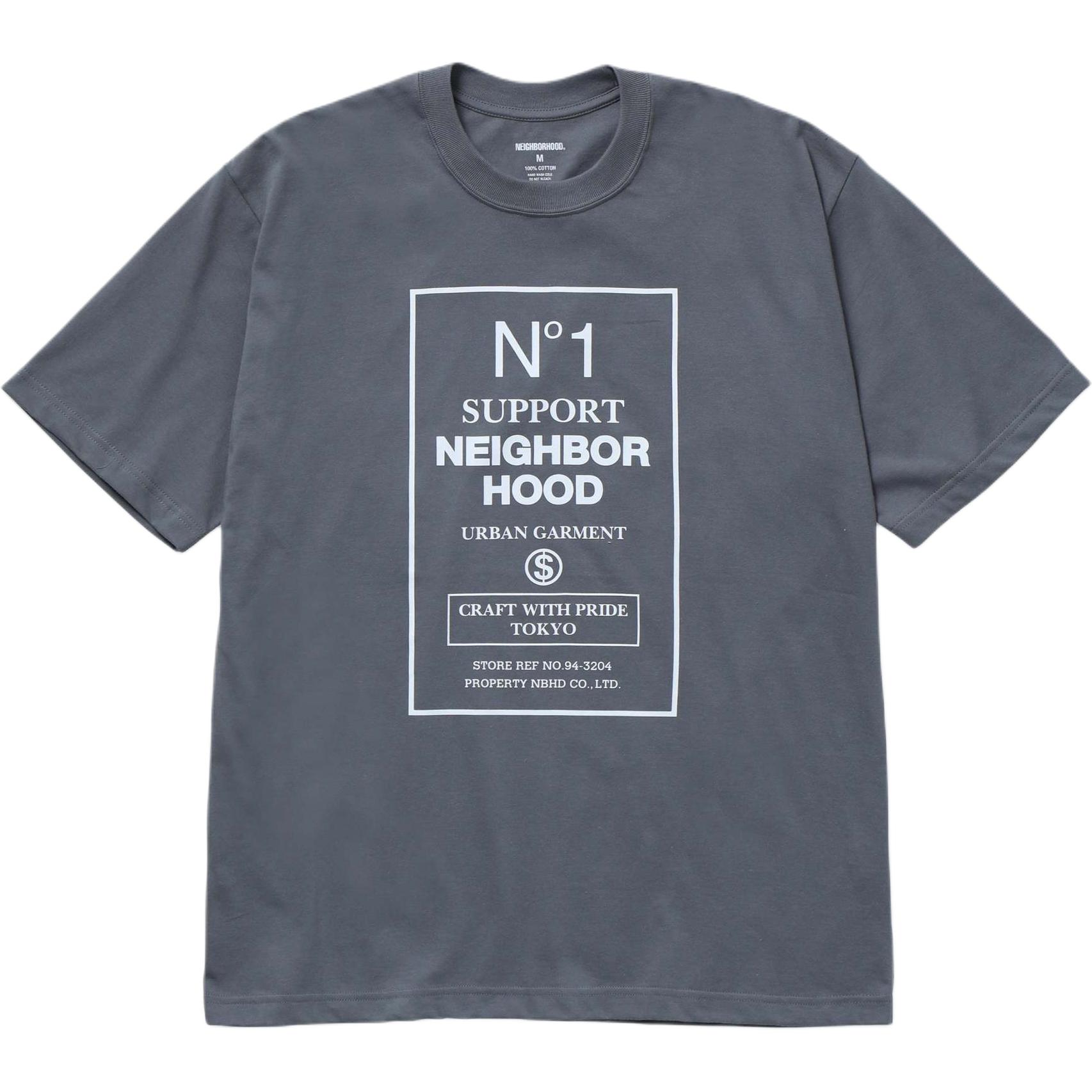 

Футболка с принтом NEIGHBORHOOD, серый