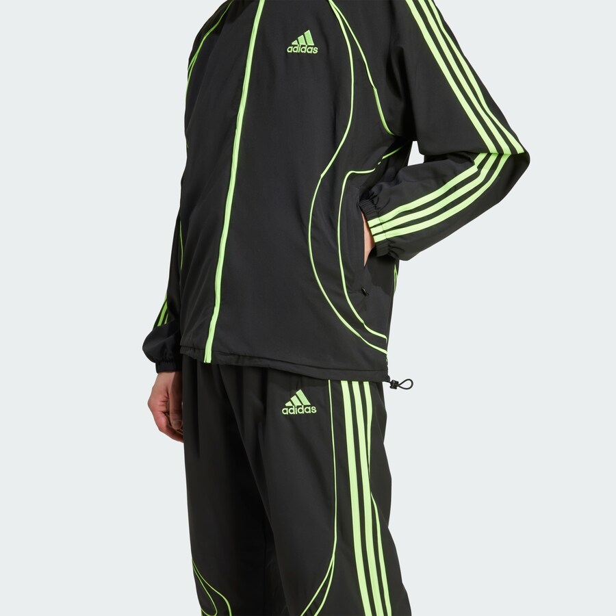 Демисезонная куртка ADIDAS ORIGINALS Teamgeist Adicolor Track, Black — фото 3