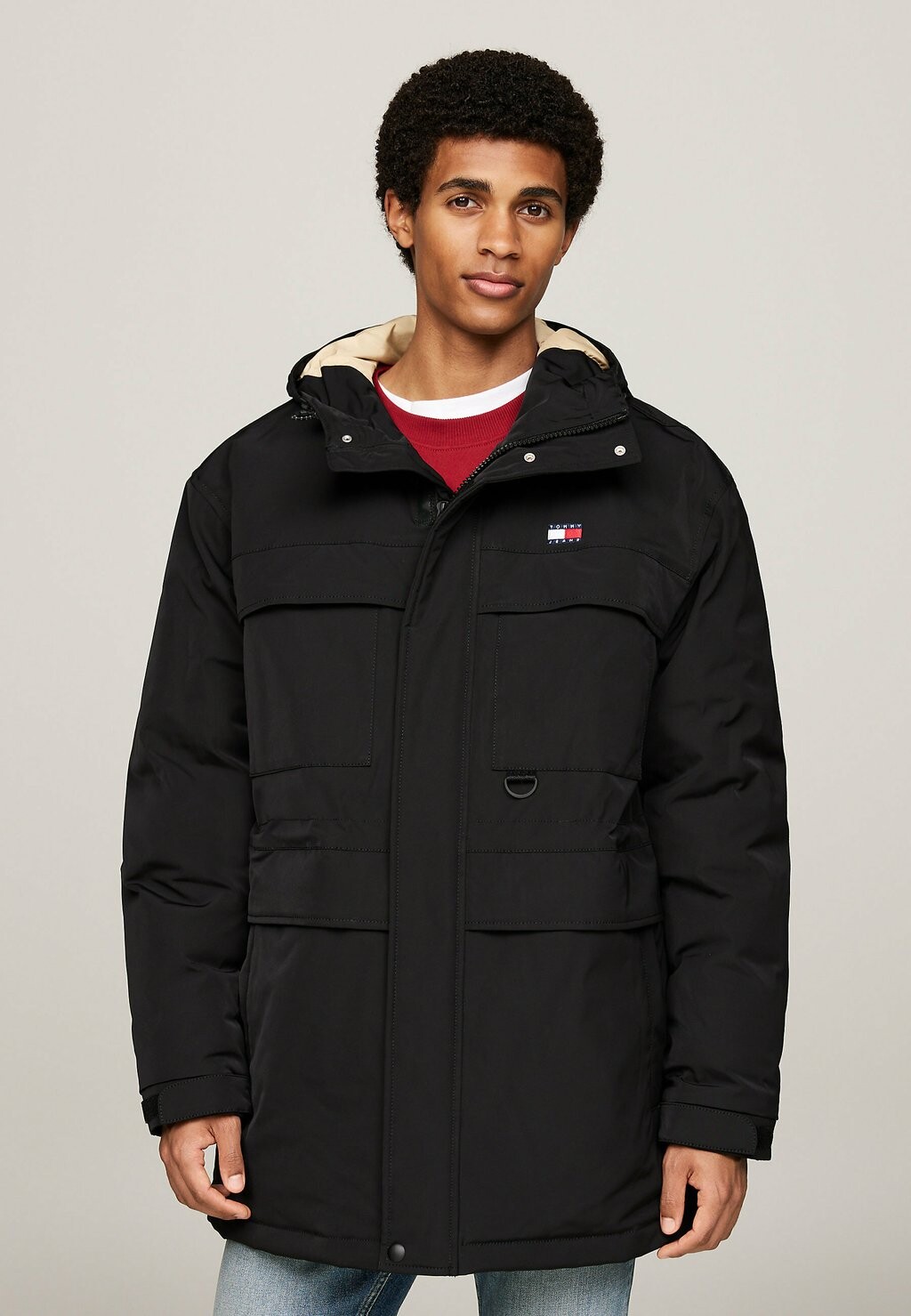 

Пуховое пальто Tommy Jeans, черный