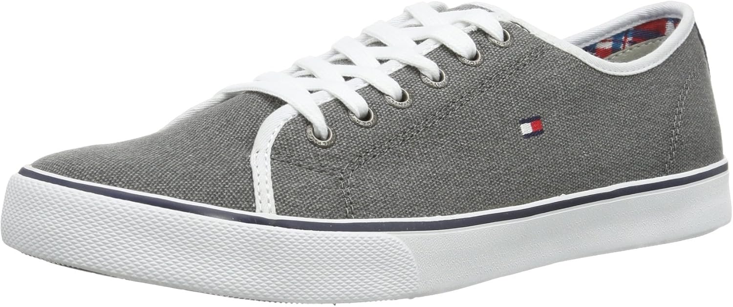 

Tommy Hilfiger Мужские кроссовки Low, Gray - Grau (Steel Grey 081)