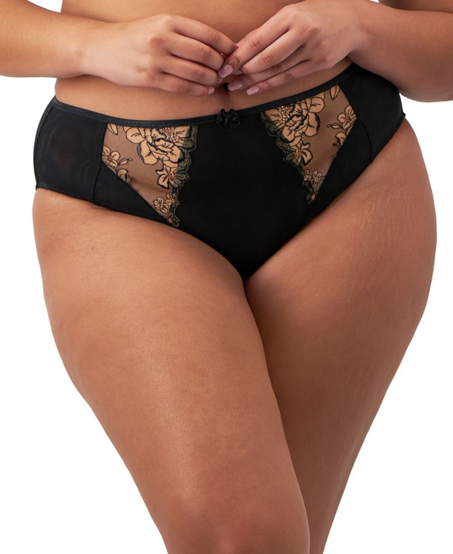 

Женские трусики-слипы Teagan High Leg Brief Elomi, Black Almond