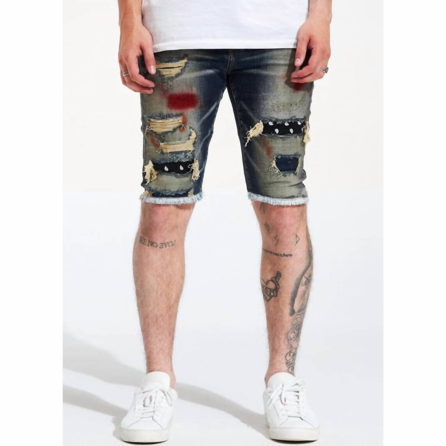 

Шорты Pierre Jean в оттенке индиго Crysp Denim