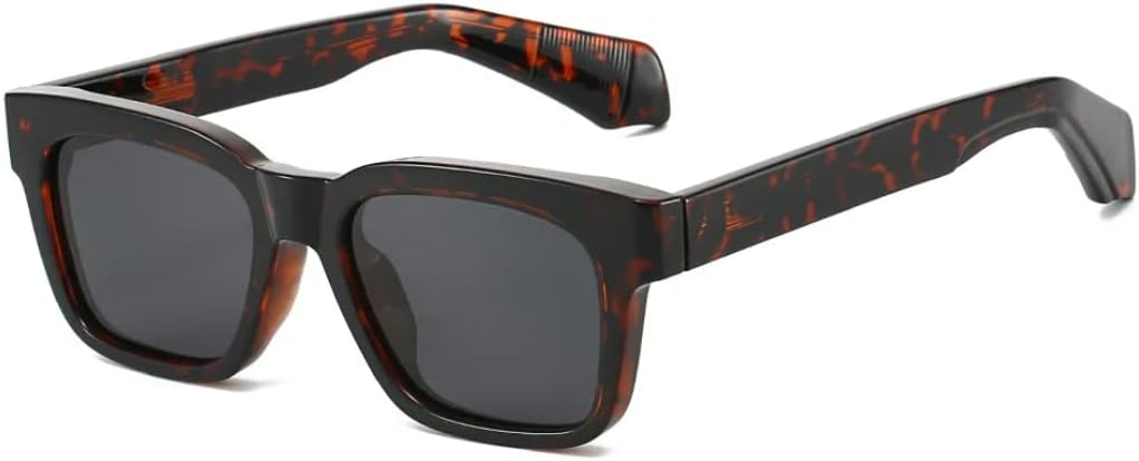 

Солнцезащитные очки с защитой UV400 | Градиентная оправа, маленький размер | Для женщин и мужчин | Для занятий спортом на открытом воздухе и вождения DSVIGF, Leopard Black