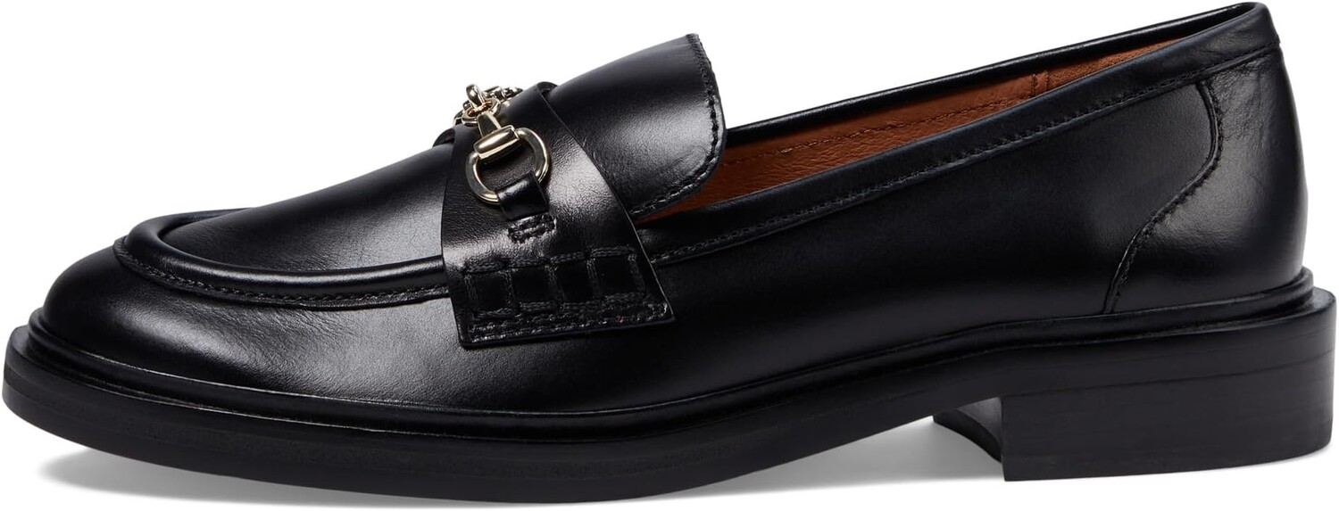 Лоферы Madewell The Vernon Bit Hardware Loafer in Leather, цвет True Black — фото 4
