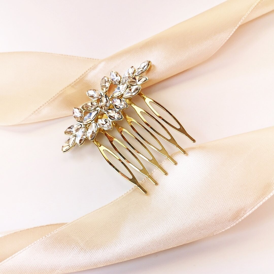 

Коконет, Золотой гребешок, Украшение для волос, Тонкий элегантный Kokonet