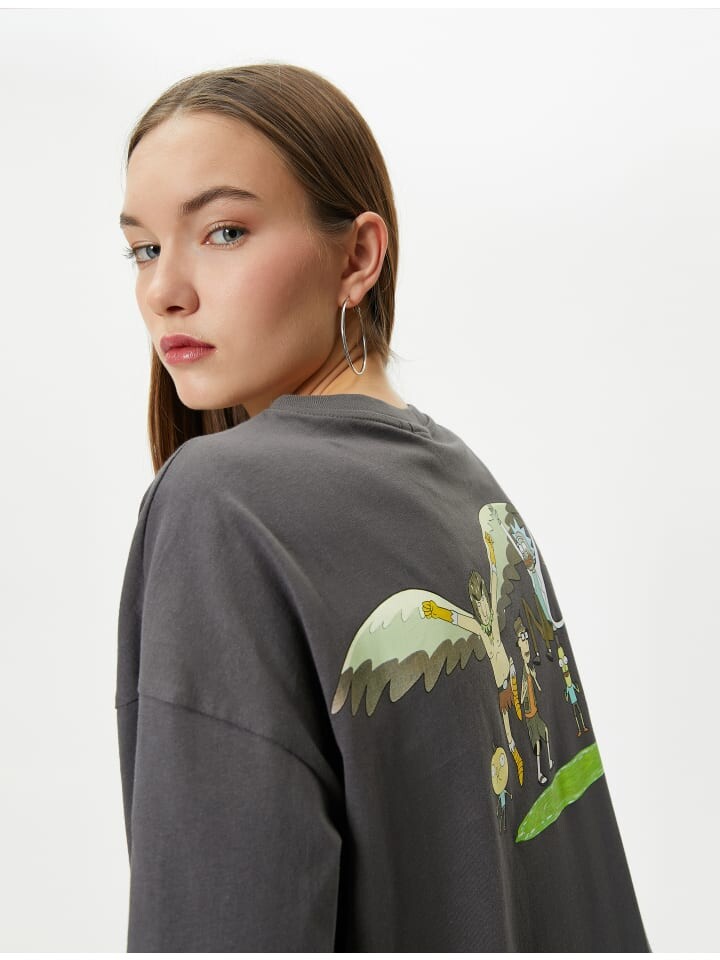 

Футболка KOTON T shirt, антрацит