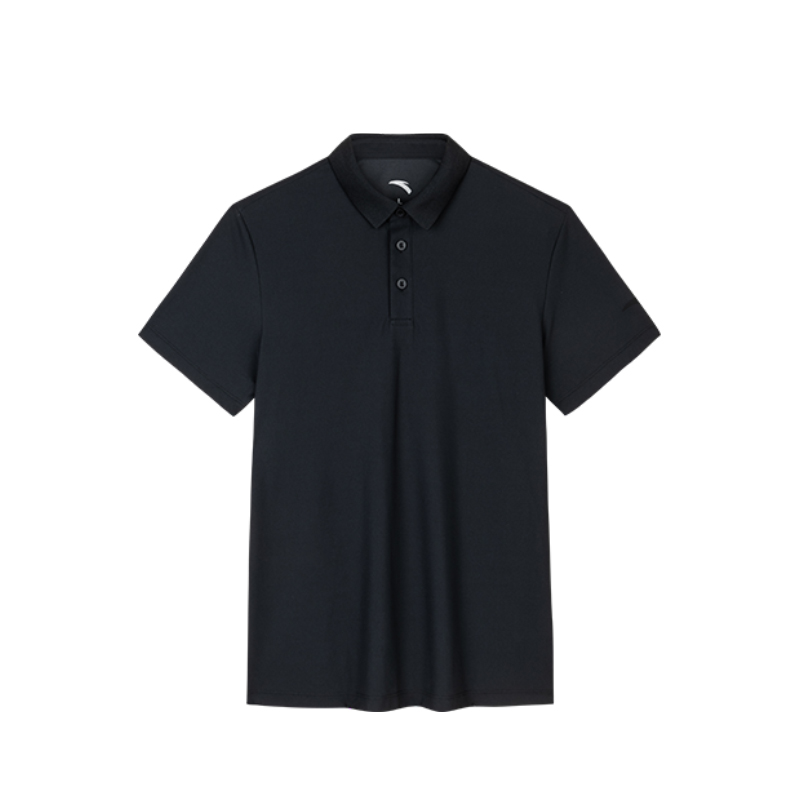 

Футболка поло мужская черная CHAOJIANTA