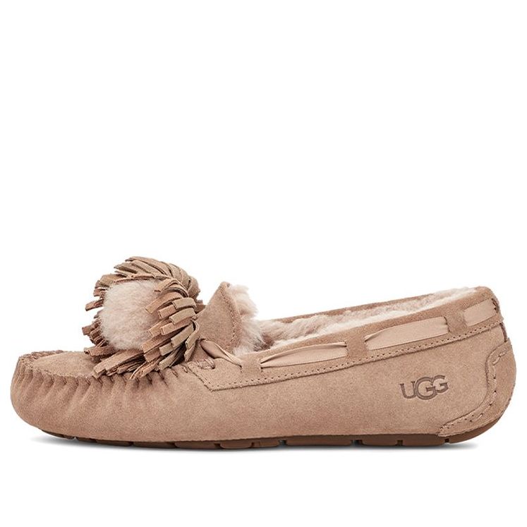 Тапочки (WMNS) UGG Dakota Bow Pom 'Beachwood' 1124031-BCHW, бежевый