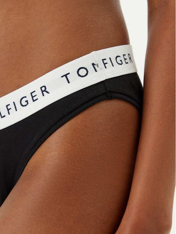 Классические женские трусы UW0UW06038 Tommy Hilfiger, черный — фото 4