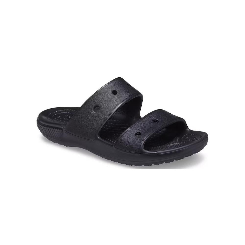 Сандалии-слайды Crocs Unisex Classic с двумя ремешками - черные
