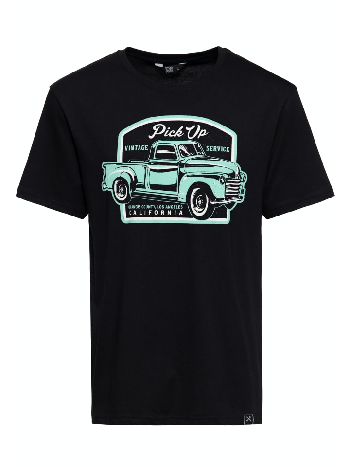 

Футболка с принтом King Kerosin Pick Up черного цвета King Kerosin, Черный, Футболка с принтом King Kerosin Pick Up черного цвета King Kerosin