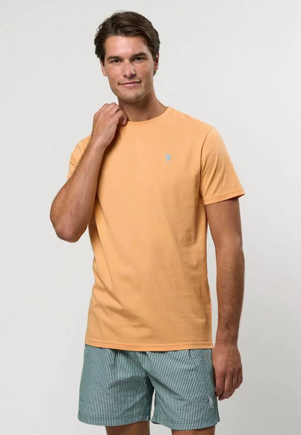 Простая футболка умарджуна U.S. Polo Assn., Peach Cobbler