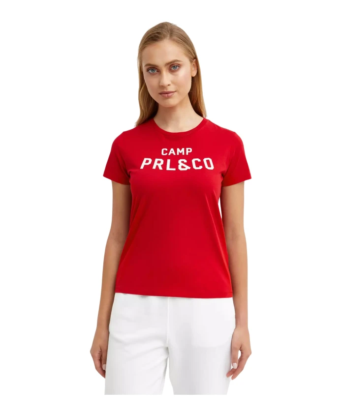 

Хлопковая футболка с логотипом Ralph Lauren, красный