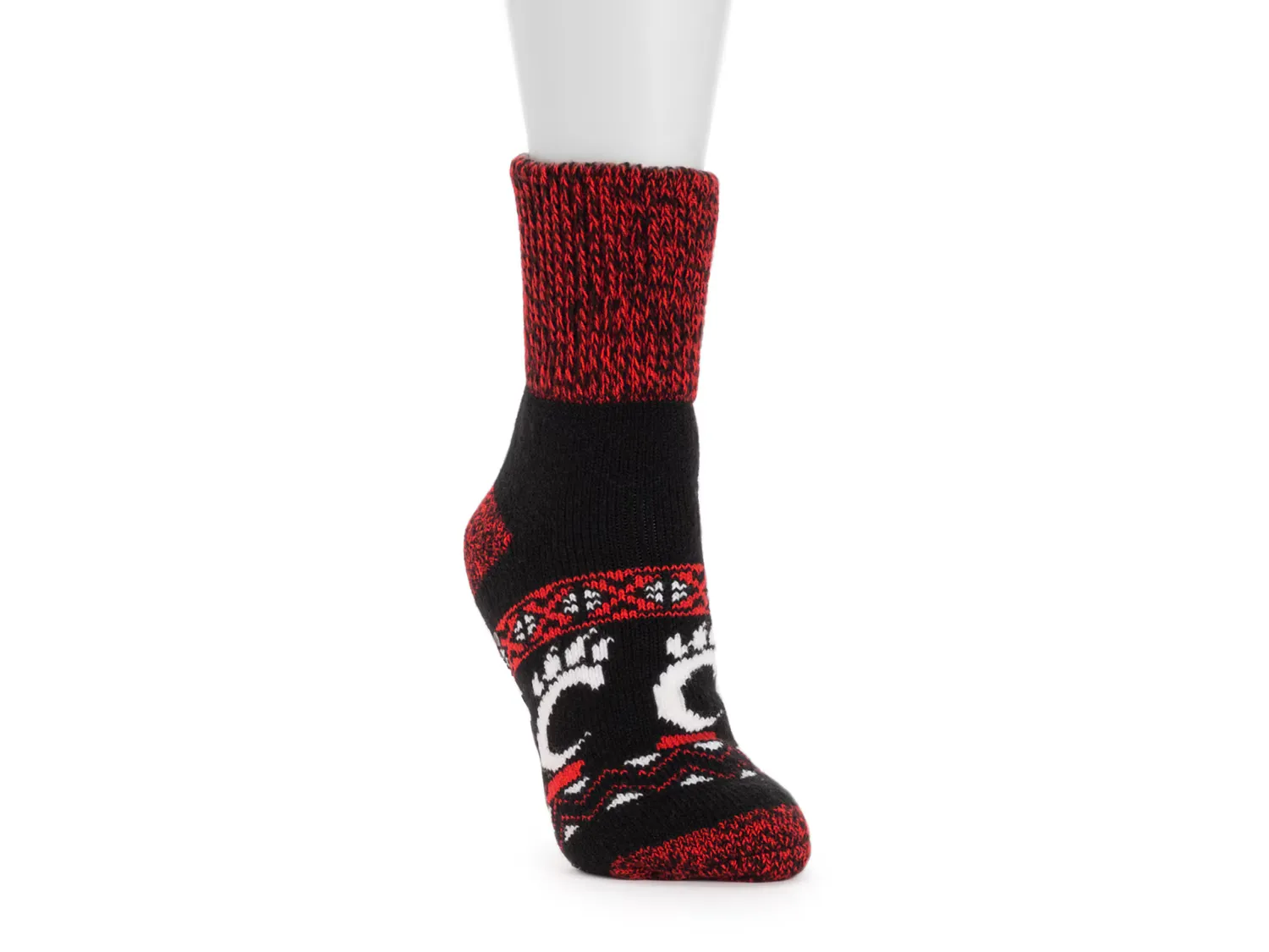 

Носки Game Day Unisex Heat Retainer Short Crew Socks Muk Luks, цвет cincinnati