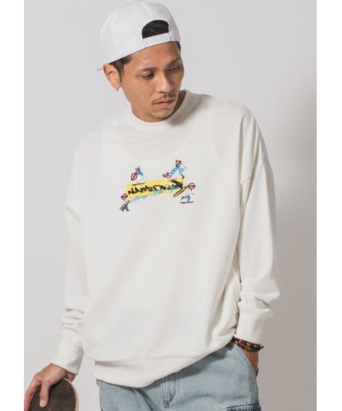 

Футболка оверсайз с принтом RE730, кремовый