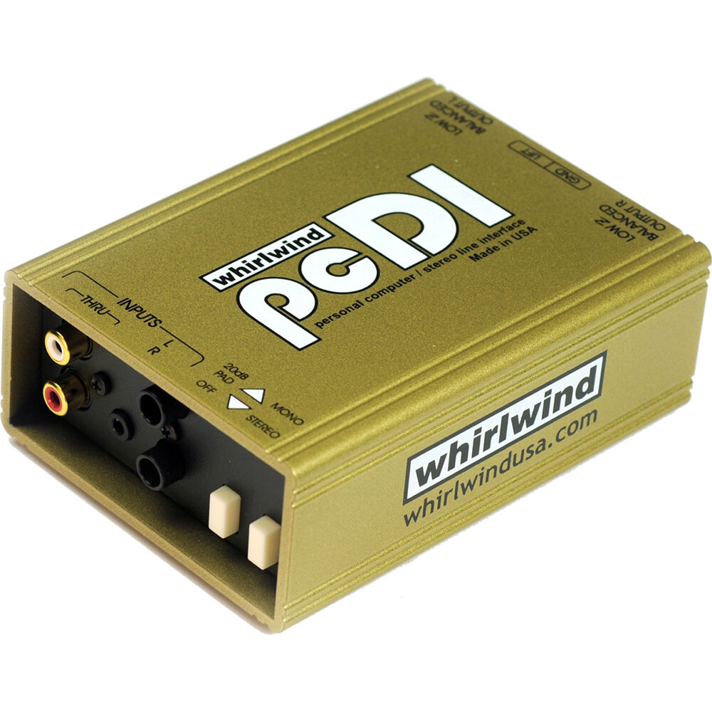 

Директ-бокс Whirlwind pcDI Stereo Line Interface PCDI
