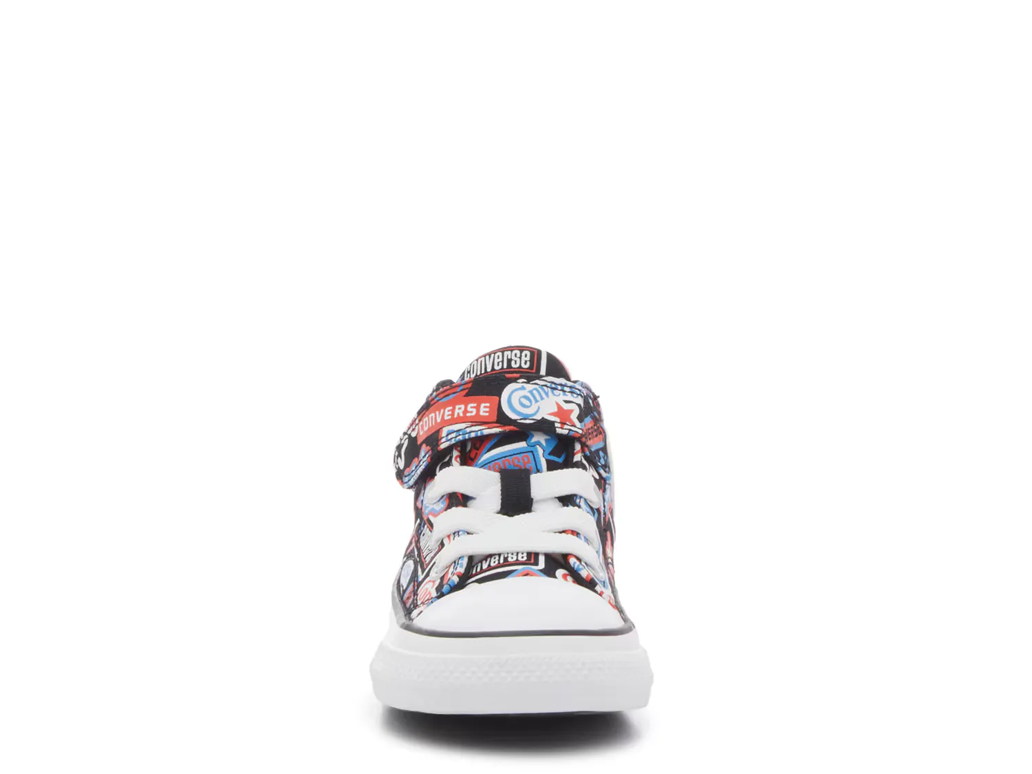 Кроссовки Chuck Taylor All Star Malden Sneaker Converse, цвет black_blue_redlogoprint — фото 2