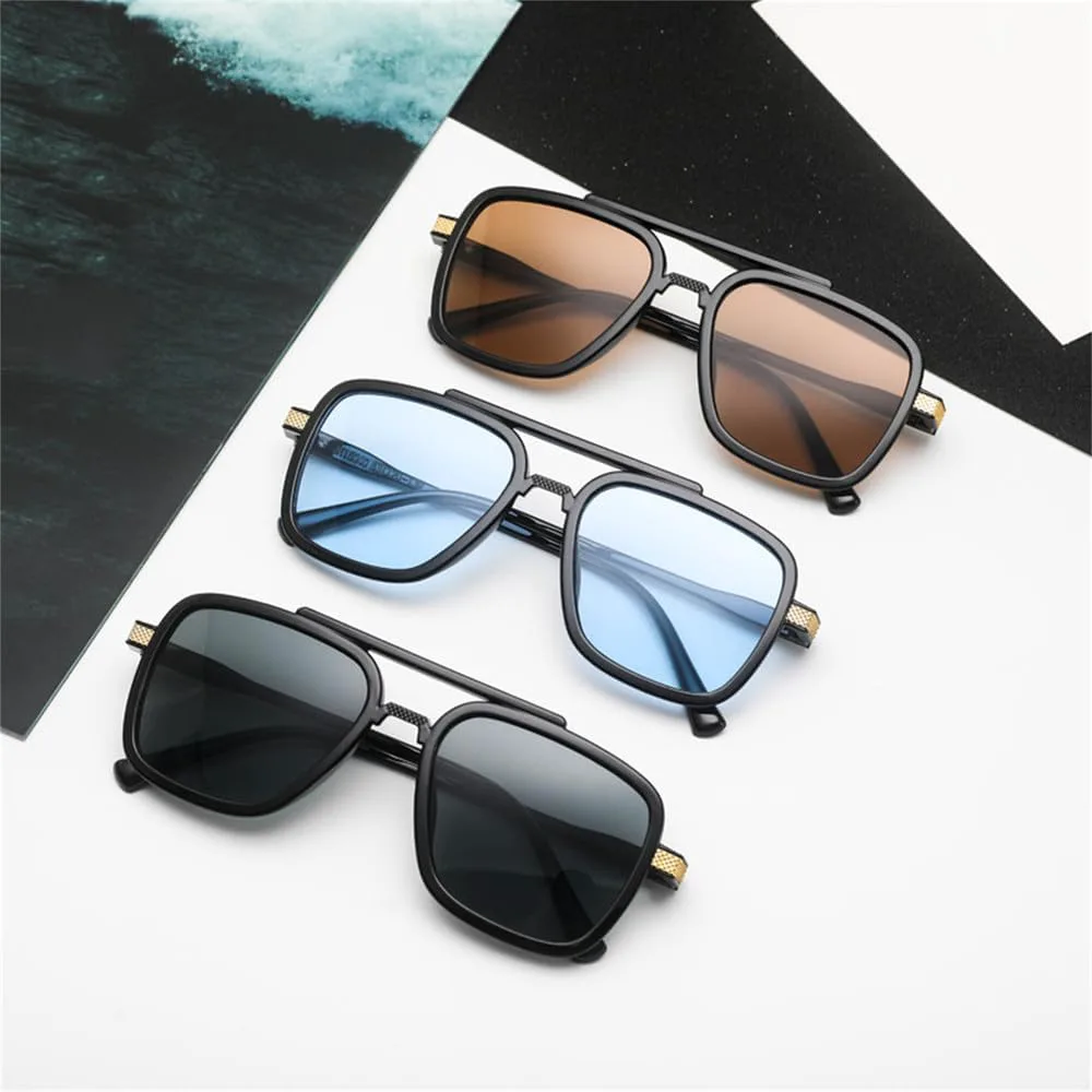 

Женские солнцезащитные очки с фотохромными поляризованными линзами, мужские винтажные солнцезащитные очки большого размера с двойной перемычкой HCPIHF, Black Tea