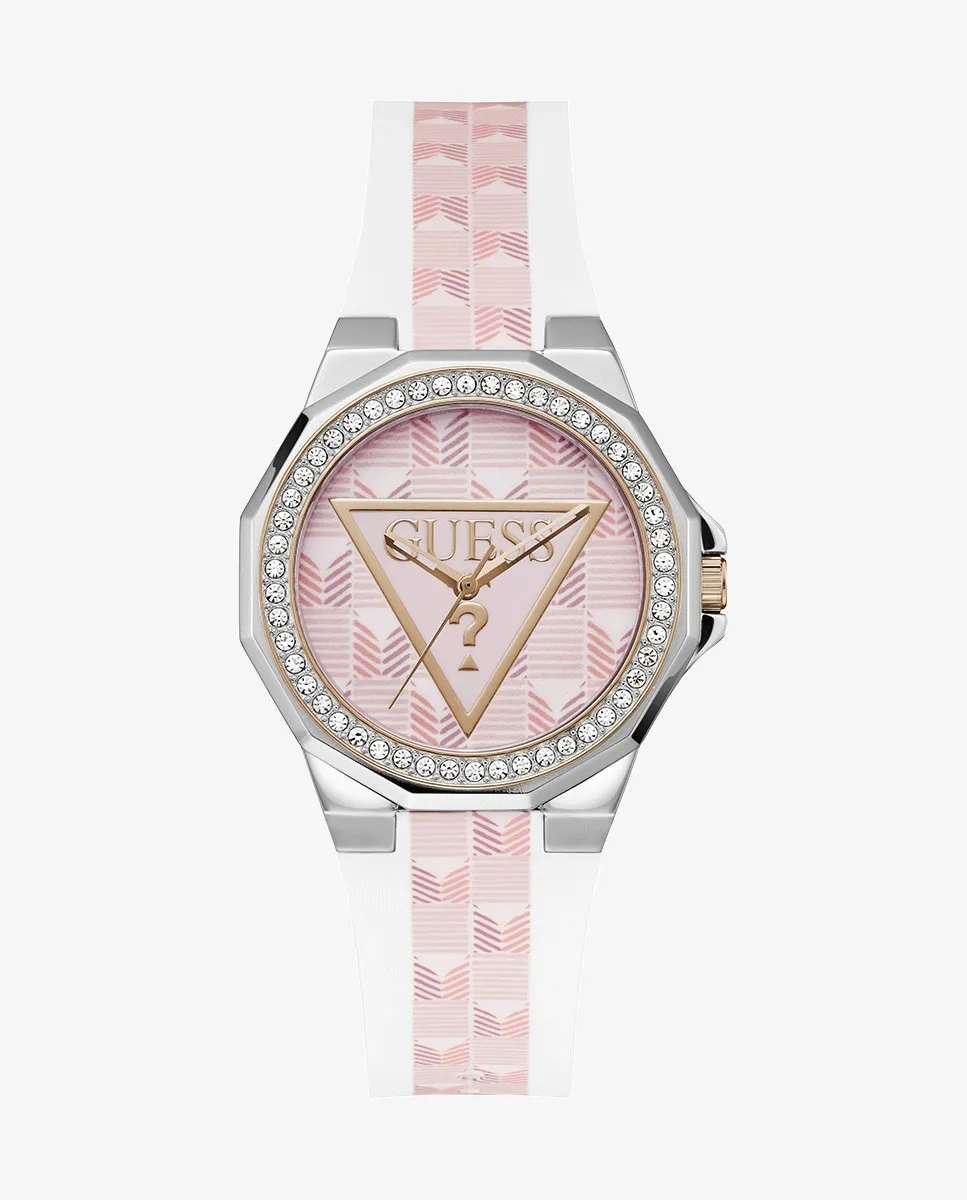 

Женские часы Resort GW0834L2 с силиконовым и розовым ремешком Guess, розовый