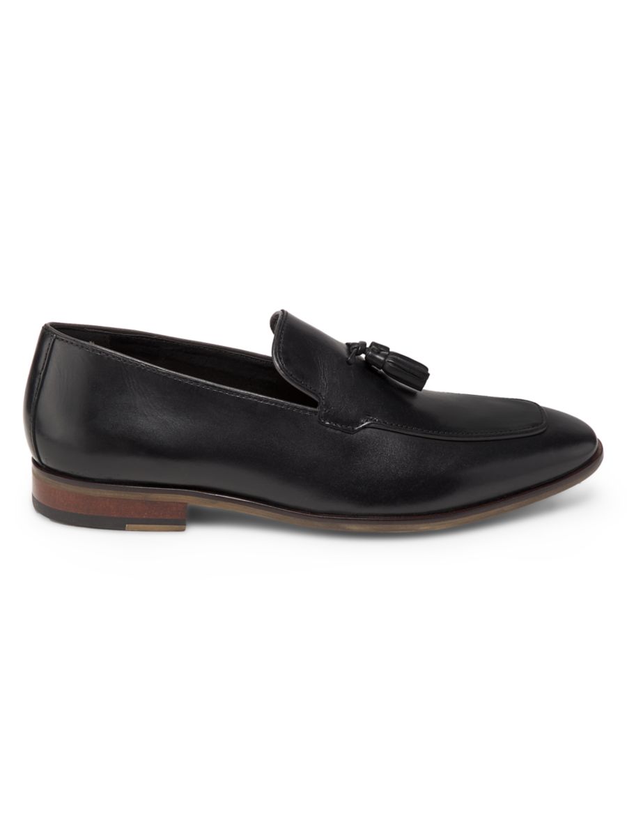 

Кожаные мокасины с кисточками Hypens Steve Madden, черный