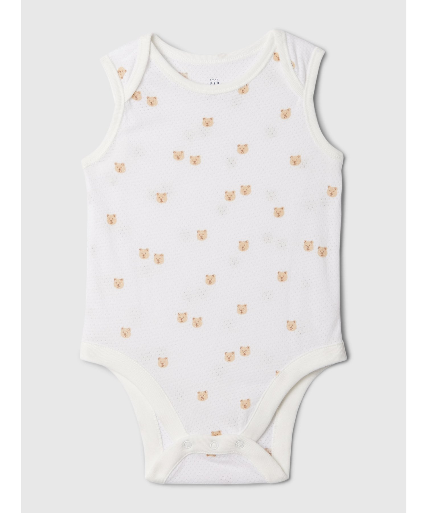 (K) Сетчатый боди-майка (для младенцев) GAP, NEW OFF WHITE OPT1
