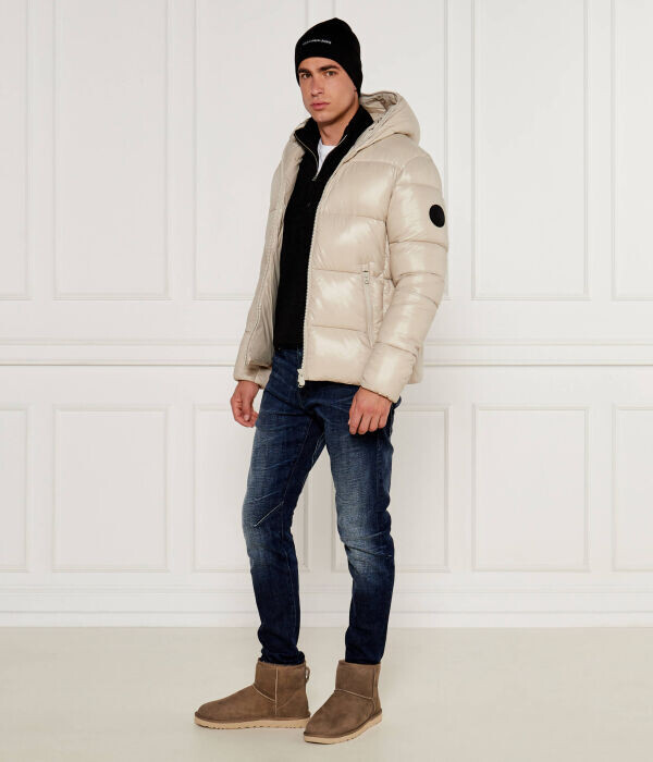 Мужские зимние угги Ugg Classic кожаные, коричневый — фото 2