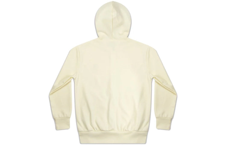 Куртка COMME des GARCONS PLAY Zip Hoodie Red Heart Emblem 'Ivory', бежевый — фото 2