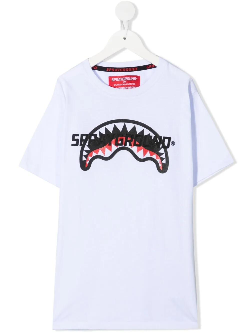

Футболка с графичным принтом sprayground kid, белый