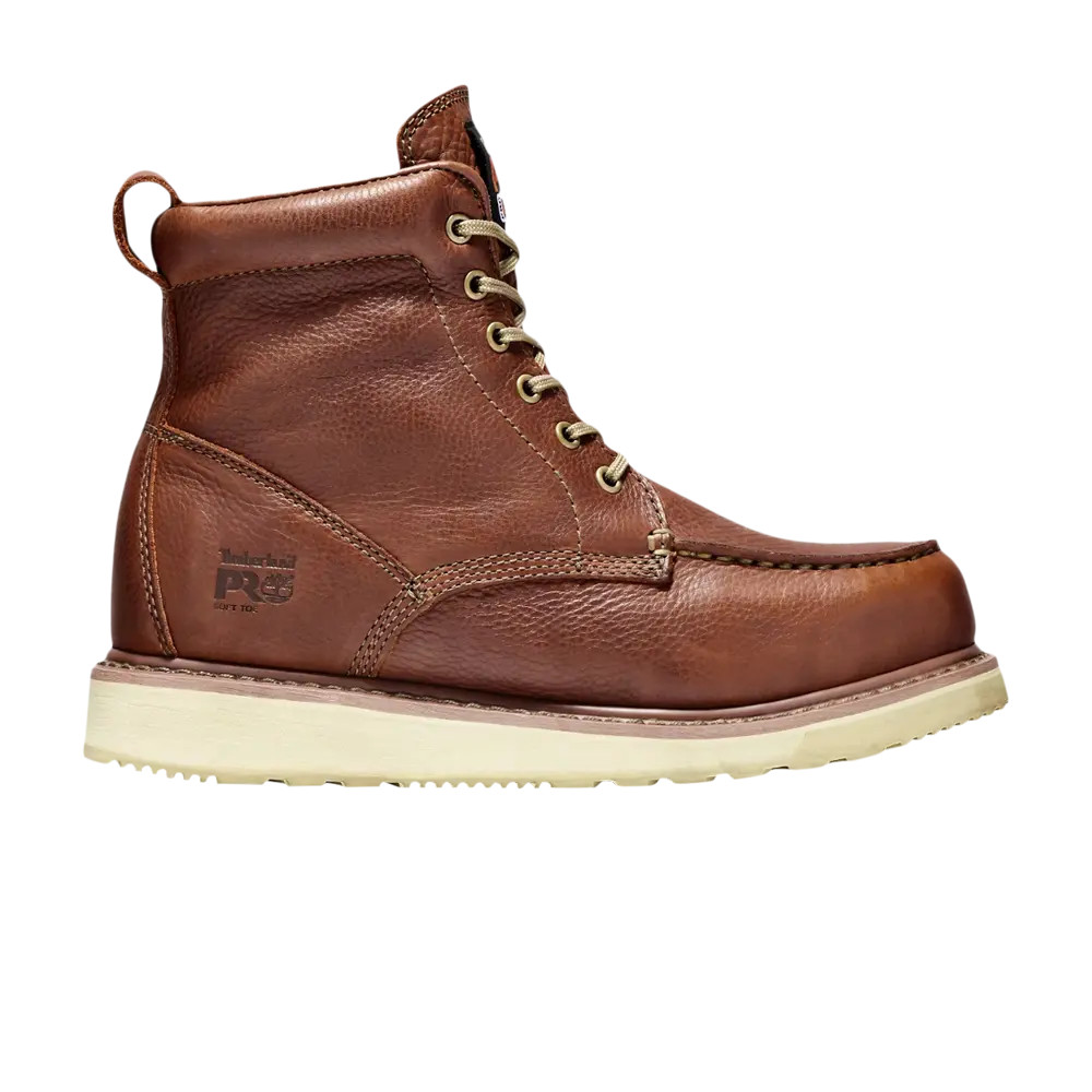 

Ботинки на танкетке с мягким носком Pro 6 дюймов Timberland, коричневый