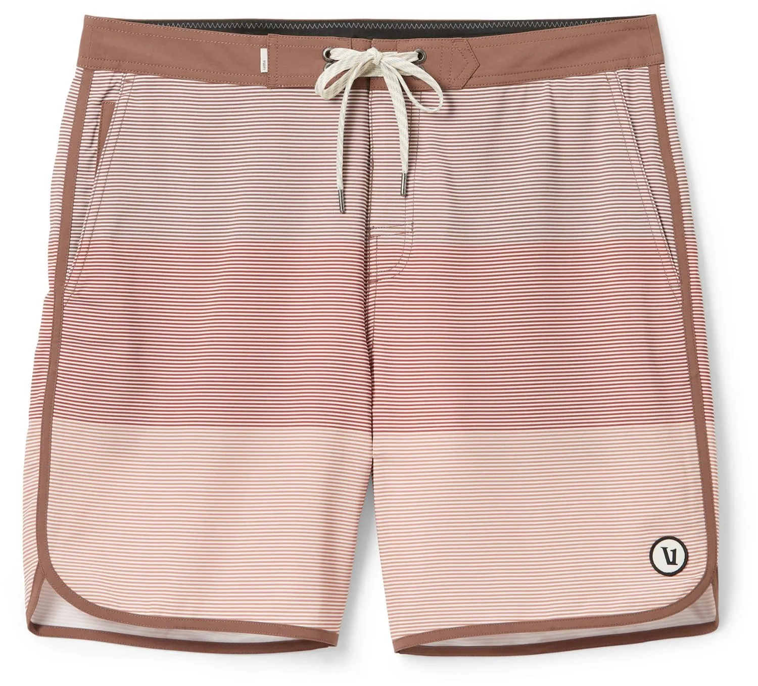 

Шорты для круиза мужские с внешним швом 18,5 дюйма Vuori, Clove Wave Stripe