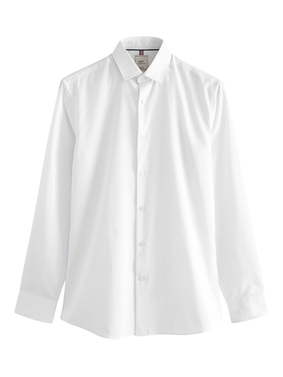 

Повседневная рубашка Next Regular fit Button Up Shirt, белый