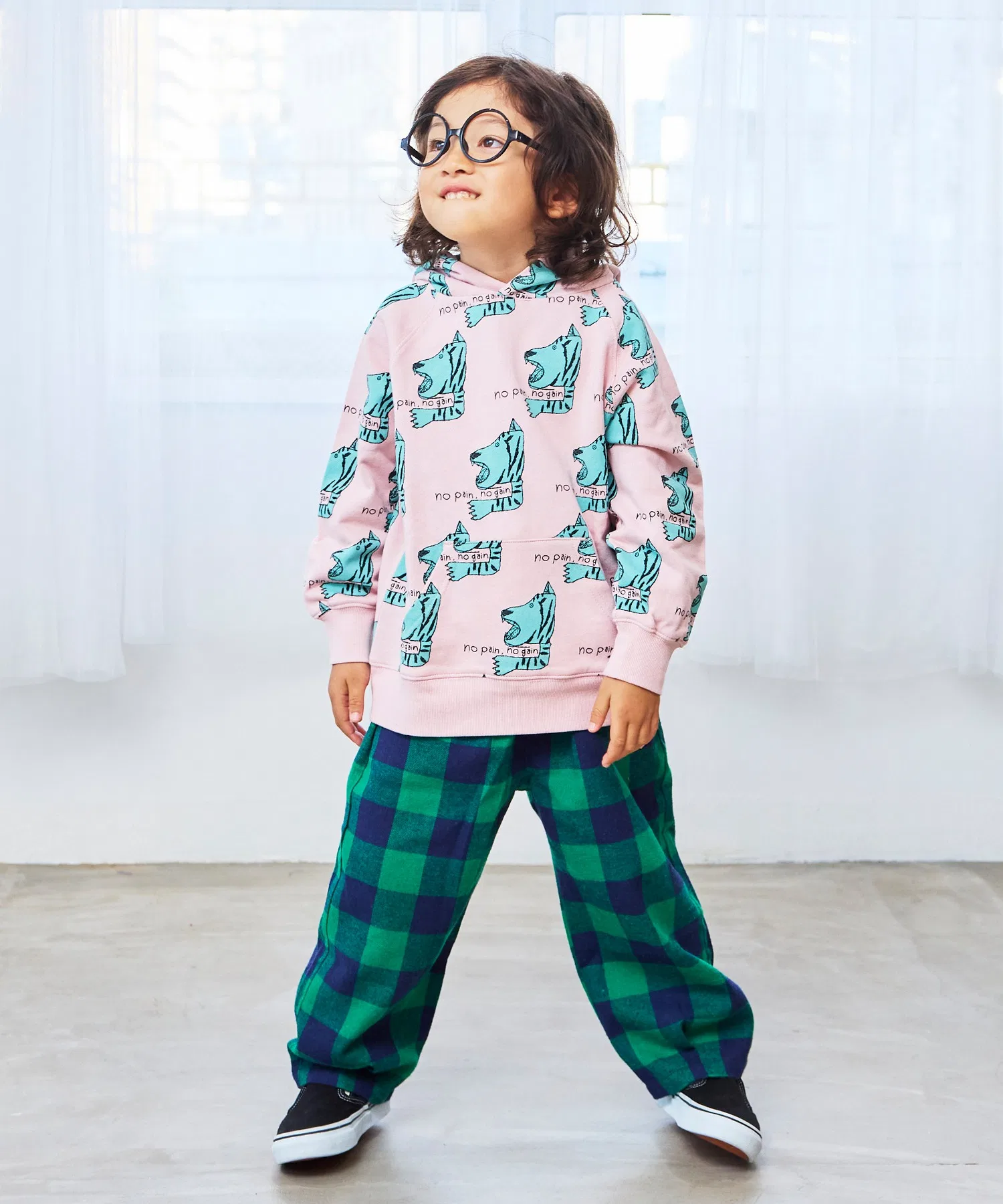 Детские брюки MARKEY'S Check Volume Pants — фото 4