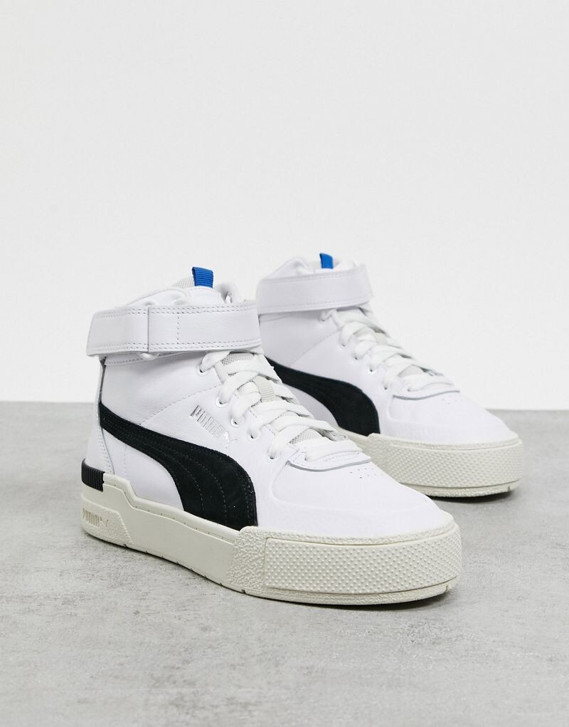 

Бело-черные высокие кеды Puma Cali Sport